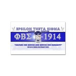 BANNER_for_chapter_alumni CARL D GREENE Sticker (Rectangular)