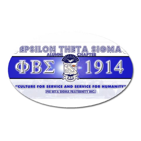 BANNER_for_chapter_alumni CARL D GREENE Magnet (Oval) from ArtsNow.com Front