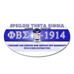 BANNER_for_chapter_alumni CARL D GREENE Magnet (Oval)