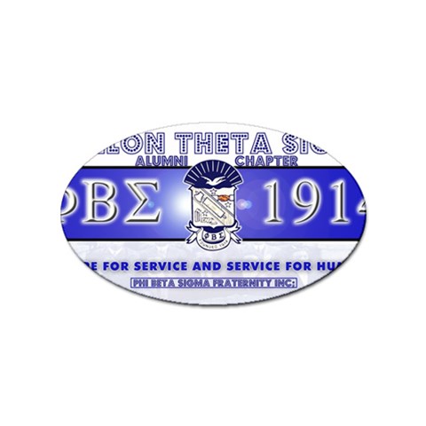 BANNER_for_chapter_alumni CARL D GREENE Sticker Oval (10 pack) from ArtsNow.com Front