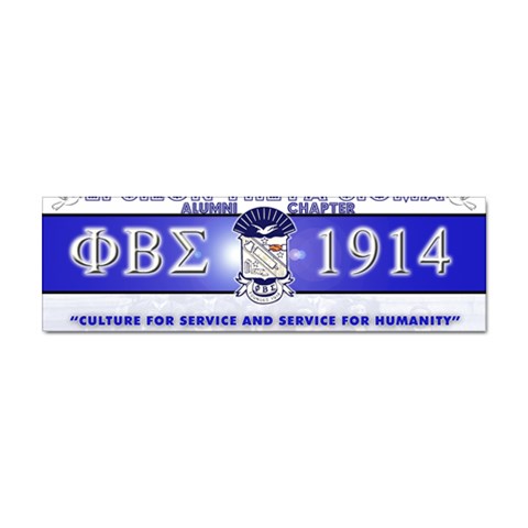 BANNER_for_chapter_alumni CARL D GREENE Sticker Bumper (100 pack) from ArtsNow.com Front