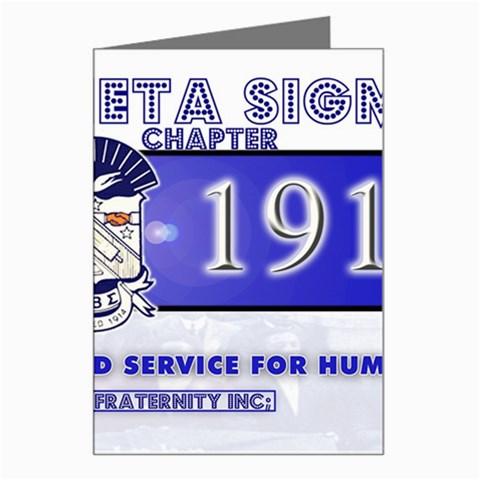 BANNER_for_chapter_alumni CARL D GREENE Greeting Card from ArtsNow.com Left
