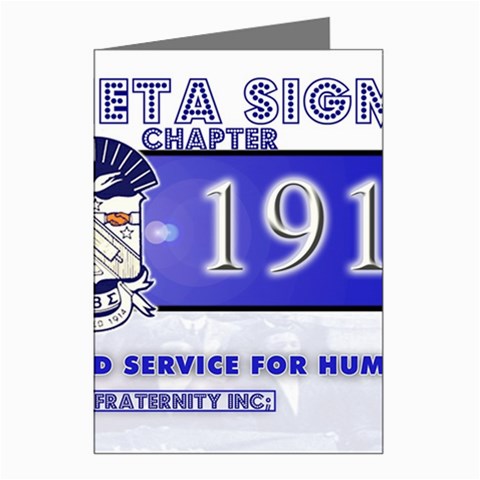 BANNER_for_chapter_alumni CARL D GREENE Greeting Cards (Pkg of 8) from ArtsNow.com Left