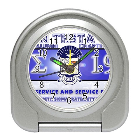 BANNER_for_chapter_alumni CARL D GREENE Travel Alarm Clock from ArtsNow.com Front