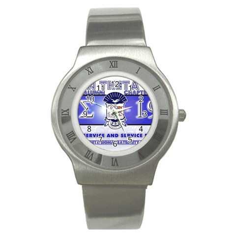 BANNER_for_chapter_alumni CARL D GREENE Stainless Steel Watch from ArtsNow.com Front