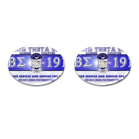 BANNER_for_chapter_alumni CARL D GREENE Cufflinks (Oval) from ArtsNow.com Front(Pair)