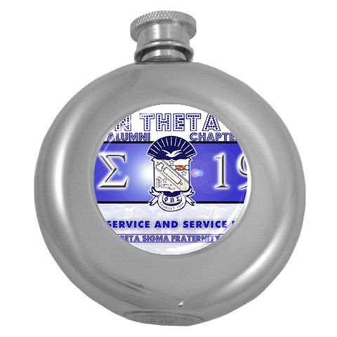 BANNER_for_chapter_alumni CARL D GREENE Hip Flask (5 oz) from ArtsNow.com Front