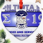 BANNER_for_chapter_alumni CARL D GREENE Heart Ornament (Two Sides)
