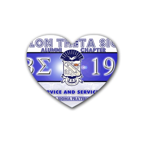 BANNER_for_chapter_alumni CARL D GREENE Heart Coaster (4 pack) from ArtsNow.com Front