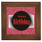 Happy Birthday Framed Tile