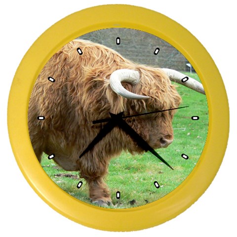 Eesign0015 Color Wall Clock from ArtsNow.com Front