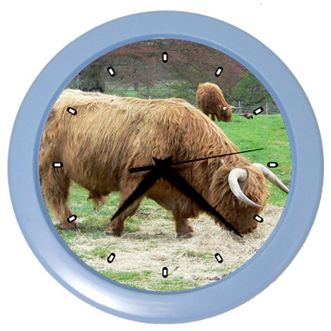 Eesign0016 Color Wall Clock from ArtsNow.com Front