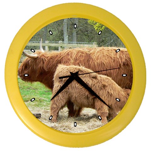 Eesign0019 Color Wall Clock from ArtsNow.com Front