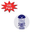 PHI_BETA_SIGMA_shield_w-letters_12 1  Mini Button (100 pack) 