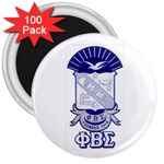 PHI_BETA_SIGMA_shield_w-letters_12 3  Magnet (100 pack)