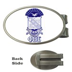 PHI_BETA_SIGMA_shield_w-letters_12 Money Clip (Oval)