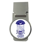 PHI_BETA_SIGMA_shield_w-letters_12 Money Clip (Round)