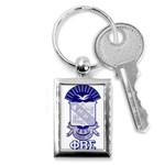 PHI_BETA_SIGMA_shield_w-letters_12 Key Chain (Rectangle)