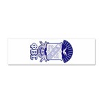 PHI_BETA_SIGMA_shield_w-letters_12 Sticker (Bumper)