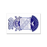 PHI_BETA_SIGMA_shield_w-letters_12 Sticker Rectangular (100 pack)