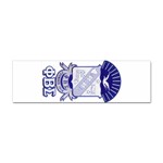 PHI_BETA_SIGMA_shield_w-letters_12 Sticker Bumper (10 pack)