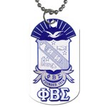 PHI_BETA_SIGMA_shield_w-letters_12 Dog Tag (Two Sides)