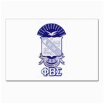 PHI_BETA_SIGMA_shield_w-letters_12 Postcard 4  x 6 