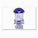 PHI_BETA_SIGMA_shield_w-letters_12 Postcards 5  x 7  (Pkg of 10)