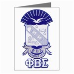 PHI_BETA_SIGMA_shield_w-letters_12 Greeting Cards (Pkg of 8)