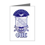 PHI_BETA_SIGMA_shield_w-letters_12 Mini Greeting Card