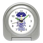 PHI_BETA_SIGMA_shield_w-letters_12 Travel Alarm Clock
