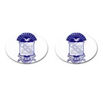 PHI_BETA_SIGMA_shield_w-letters_12 Cufflinks (Oval)