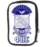 PHI_BETA_SIGMA_shield_w-letters_12 Compact Camera Leather Case