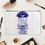 PHI_BETA_SIGMA_shield_w-letters_12 Cosmetic Bag (Large)