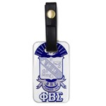 PHI_BETA_SIGMA_shield_w-letters_12 Luggage Tag (one side)