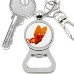 Orange Flame Butterfly Bottle Opener Key Chain