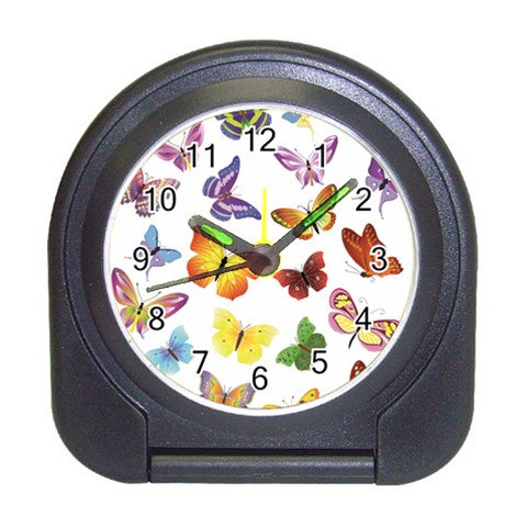 Bright Butterflies Travel Alarm Clock from ArtsNow.com Front