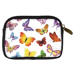 Bright Butterflies Digital Camera Leather Case from ArtsNow.com Back
