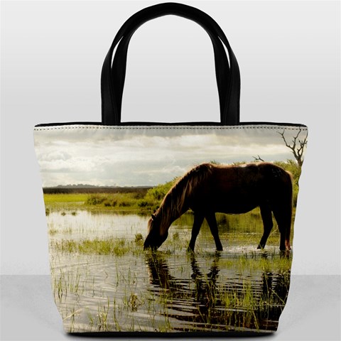 Horse in the Water Bucket Bag from ArtsNow.com Front