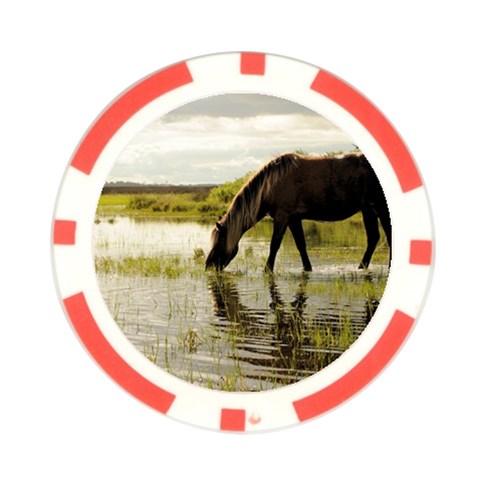 Horse in the Water Poker Chip Card Guard (10 pack) from ArtsNow.com Front