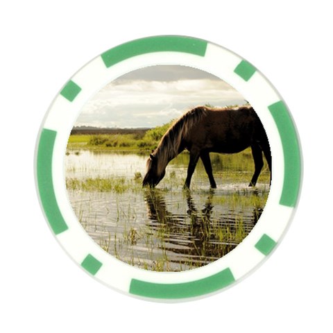 Horse in the Water Poker Chip Card Guard (10 pack) from ArtsNow.com Front