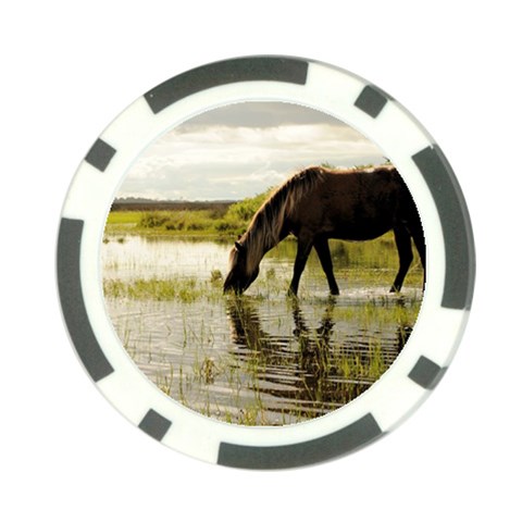 Horse in the Water Poker Chip Card Guard (10 pack) from ArtsNow.com Back