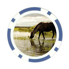 Horse in the Water Poker Chip Card Guard (10 pack) from ArtsNow.com Back