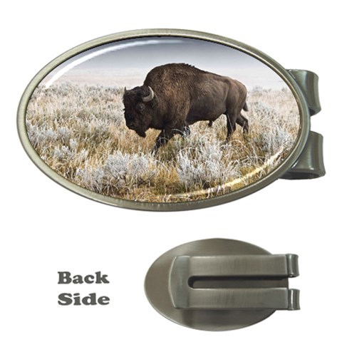 Buffalo Money Clip (Oval) from ArtsNow.com Front