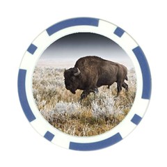 Buffalo Poker Chip Card Guard from ArtsNow.com Front