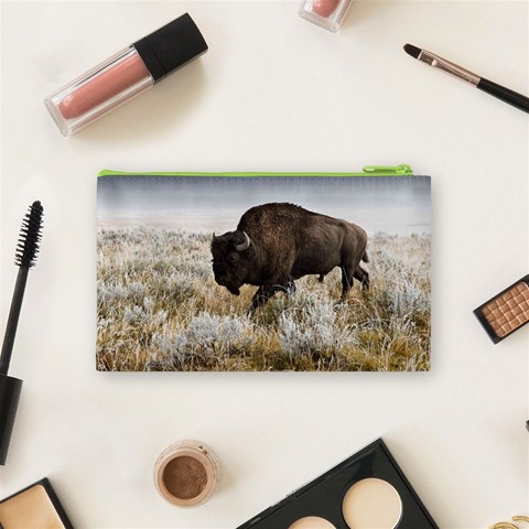 Buffalo Cosmetic Bag (Small) from ArtsNow.com Back