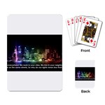 rainbow-city1 Playing Cards Single Design