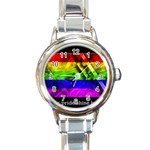 untitled6 Round Italian Charm Watch
