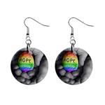 rainbow_egg1 1  Button Earrings