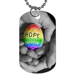 rainbow_egg1 Dog Tag (One Side)